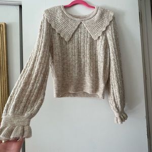 Safford Pointlette collar sweater